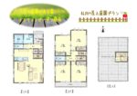 【屋上庭園のある家・プラン】4LDK+屋上庭園(間取)