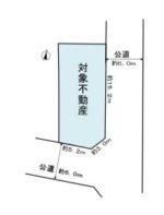 土地面積：公簿124.49㎡（37.65坪）(区画図)