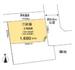 【7区画】143.58㎡（43.43坪）1,680万円(区画図)