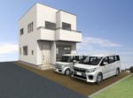 【屋上庭園のある家・参考パース】